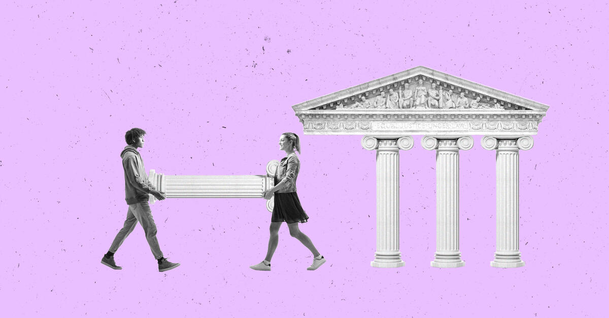 What are the values of democracy learning for justice